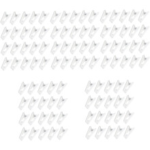 100 selbstklebende Federclips für Wandteppiche, Wandbehänge und Fotos