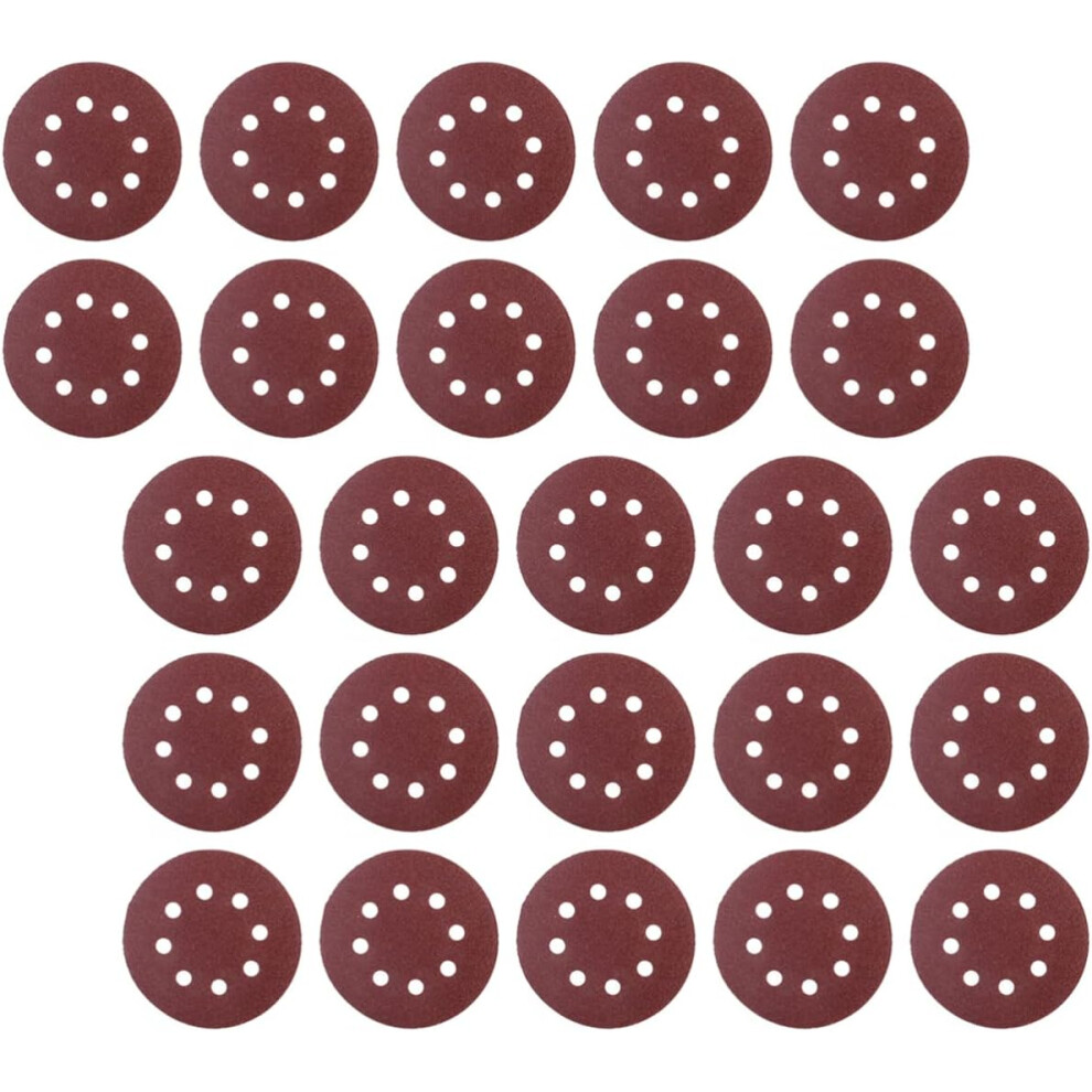 50Pcs Hook And Loop Sanding Discs Grit Sandpaper Circular Pads For Sanders 5455468314193