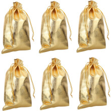 Sacchetti pasquali con coulisse, confezione da 50 pezzi, sacchetti grandi per gioielli per imballaggio e conservazione