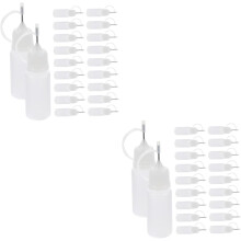 40pcs Squeeze Bottles for Liquids DIY Glue Applicator Bottles Portable Glue