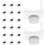 40Pcs Silicone Small Push Button Switch Replacement for Digital Door Locks and Rice Cookers 1