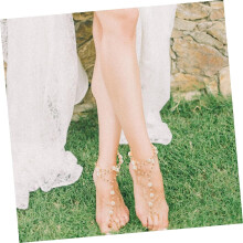 2 buc perle Tassel anklet pentru femei picior lanț bijuterii vară Boho plaja accesorii elegante sandale desculț anklet