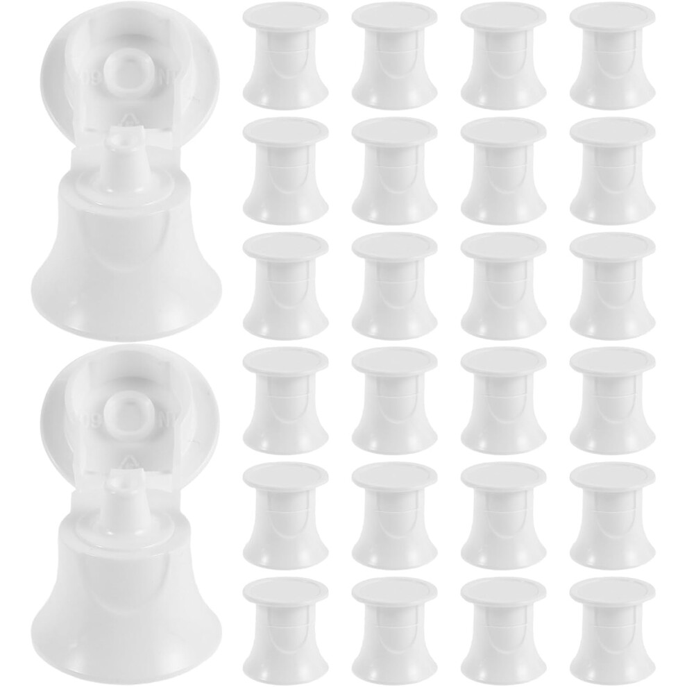 Hkhbjs 50Pcs Plastic Toothpaste Caps Flip Lid Travel Cover For Toiletries Bathroom Accessory Squeeze Cap Replacement