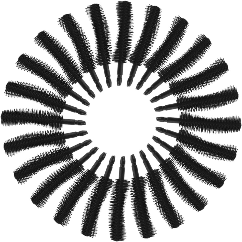 Hkhbjs 50Pcs Soft Silicone Eyelash Mascara Brushes And Eyebrow Spoolies For Lash Extensions