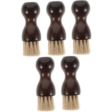 5pcs Shoe Cleaning Tools Soft Brush for Leather Polishing Lightweight Office Travel Use Scrubbing Brush