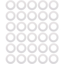 50 almohadillas universales para máquinas de cera, alfombrillas protectoras para calentador de cera, limpieza de collares de encerado.