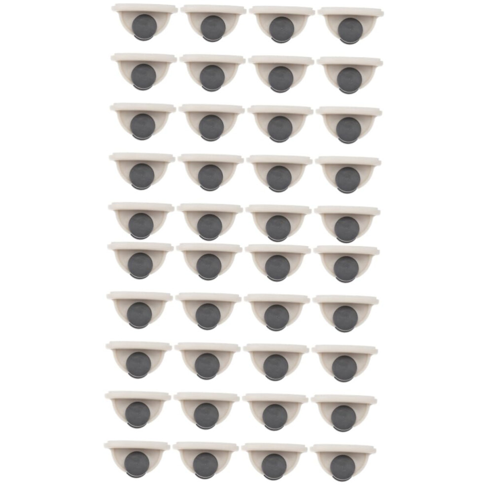 40Pcs Practical Self-Adhesive Wheel For Storage Box Sticky Caster Wheels 5455468170355