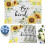 Set de 6 sets de table tournesol et abeille, mélange de coton 1