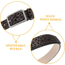 2 buc curea de talie pentru femei, cu imprimeu cu buline, reglabilă, pentru fuste de doamnă, rochii de blugi, stil retro occidental, accesoriu