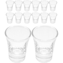 48 wiederverwendbare, leichte Mini-Glasbecher aus Glas mit 10 ml Fassungsvermögen für den Gottesdienst