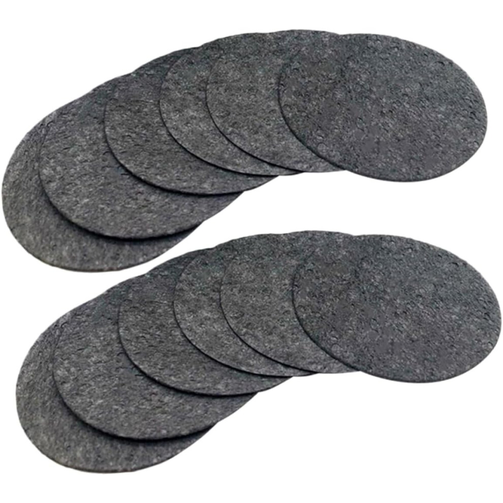 Hkhbjs 50Pcs Compressed Natural Cellulose Facial Sponges Thickened Round Cosmetic Pads