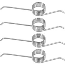 4pcs Trash Can Lid Torsional Springs Replacement, Metal Garbage Bin Spring Parts