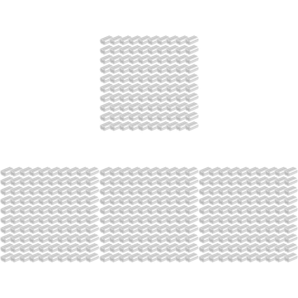 400Pcs Aluminum Crimping Loop Sleeve For Wire Rope Assortment Of Cable Rope Loop Sleeve 5455468335235