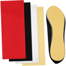 Zoolbeschermers voor hakken en sneakers, set van 4 stuks, 10x27 cm, zelfklevende antislipstickers voor schoenzolen.