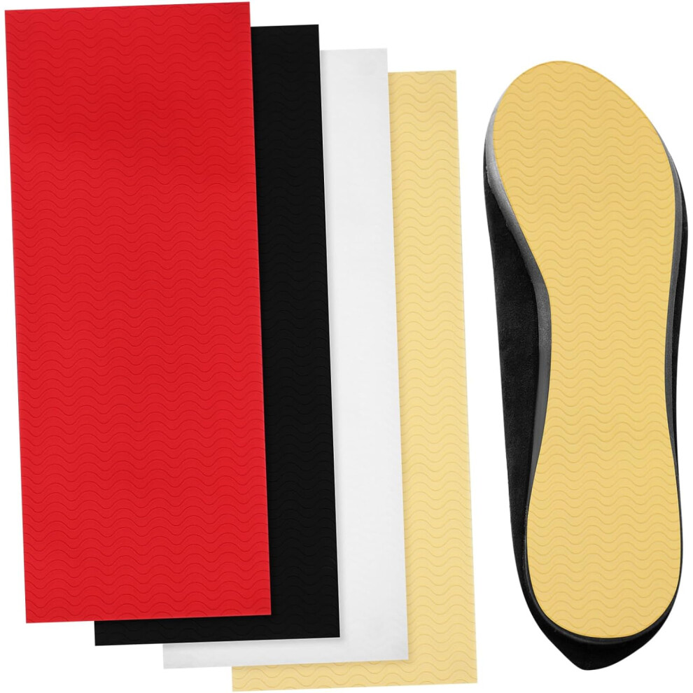 Hkhbjs Sole Protectors For Heels And Sneakers 4Pcs Set 10X27cm Self-Adhesive Non-Slip Shoe Sole Stickers