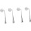 4pcs Portable Elderly Utensils Compact Adaptive Utensils Household Adaptive Spoons 1