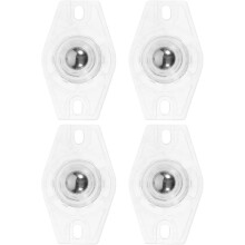 Universelle, selbstklebende Lenkrollen, kleine Rollen, 4 Stück Mini-Lenkrollen mit Stahlkugeln