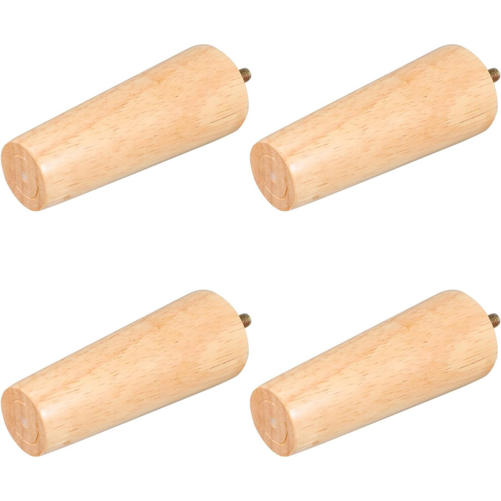 4Pcs Solid Wood Furniture Legs Sturdy Tapered Wooden Furniture Feet With Environmental Protection Coating 5455468322822