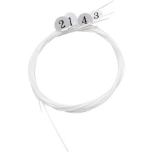 4-teiliges Nylon-Ukulelensaiten-Ersatzset für 21/23/26 Zoll Ukulelen, ausgewogene Spannung