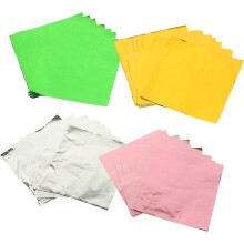 400 Stück Bonbonpapier, Folienverpackung, Aluminium-Verpackungspapier
