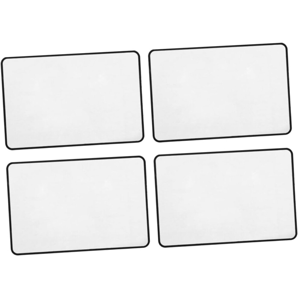 Hkhbjs 4Pcs Elderly Reading Magnifier Page Magnifiers Magnification Ultra-Thin Lightweight Magnifying Sheet