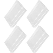 4pcs Vintage Cassette Tape Storage Boxes Plastic Cases Pp Material Robust Tape Protection