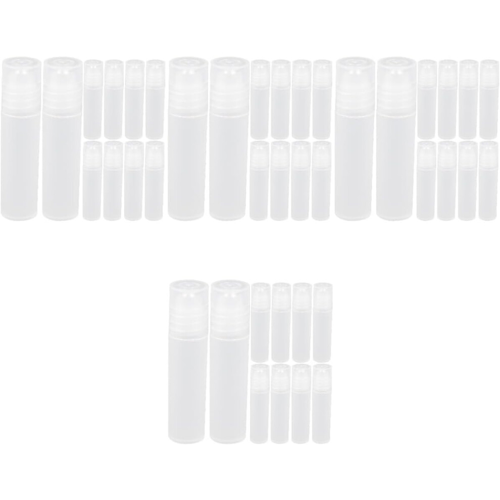 Hkhbjs 40Pcs Roller Perfume Bottles Liquids Oil Container Refillable Bottles Holders For Travel Outdoor Supplies