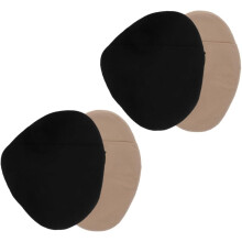 4pcs tampas de seio triângulo de algodão macio, mangas de proteção de seio equilaterais respiráveis