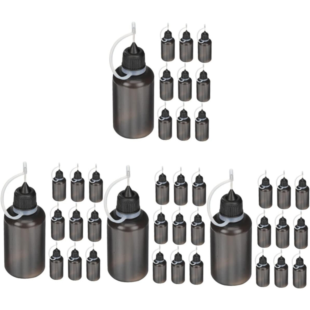 Hkhbjs 40Pcs Glue Bottles Fine Tip For Craft Glue Applications Oil Dispenser Precision Tip