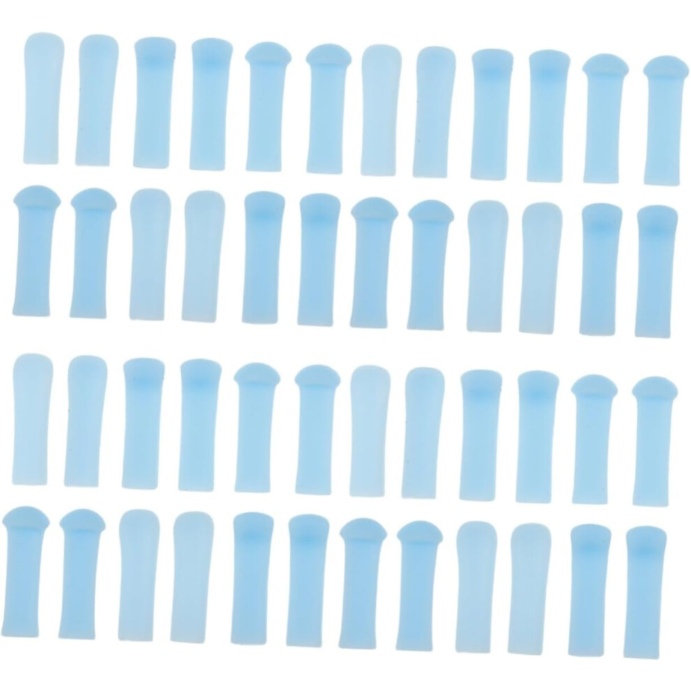 Hkhbjs 4Sets Replacement Ear Spoon Tips Ear Cover For Wax Removal Silicone Tips Refills Supplies