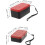 2-teiliges Lebendköderbox-Set, belüftete, doppelwandige Wurmbehälter mit Griff 2