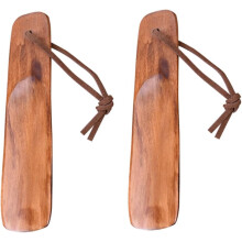 4pcs Wooden Shoehorns Household Shoehorns for Shoe Lifting Tools for Easy Shoe Wear