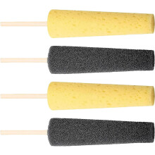 4-teiliges Set Keramik-Schleifschwämme für die Herstellung von Keramikton, Tonschnitzwerkzeuge, Keramik-Schleifschwamm-Werkzeug