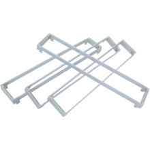 4-teiliges Set Getränkespender-Regalschieber aus Metall, Organizer für Supermärkte, gewerbliche Nutzung, automatisches Getränkespendersystem
