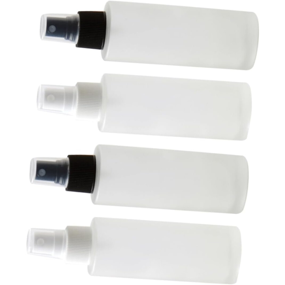 Hkhbjs 4Pcs Frosted Empty Spray Bottle Glass Makeup Refillable Cosmetic Container