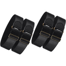 4 Stück elastische Armstulpen für Herren und Damen, Ärmelhalter für Hemden, bequeme Passform