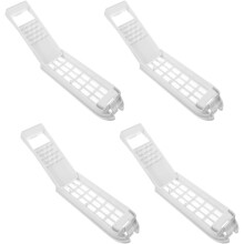 Lot de 4 filtres à cheveux pour machine à laver, boîte anti-peluches flottante en plastique, nettoyage pratique