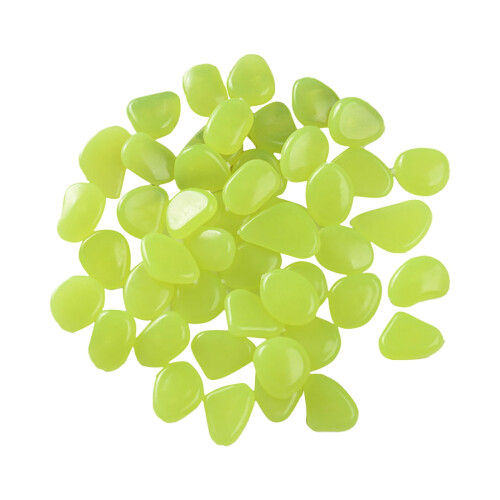 Glowing Resin Garden Pebbles 150 pcs