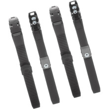 Lot de 4 clips de rechange en plastique pour sangles de patins Ă roulettes, compatibles avec les patins en ligne et les patins Ă glace.