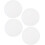 Conjunto de parachoques da alça da porta de silicone redonda de 4pcs, almofadas de almofada do protetor da parede autoadesivas 1