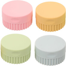 Silikon-Dosendeckel, kleine Reisebehälter für Make-up und Toilettenartikel, tragbar, leer, auslaufsicher, Gesichts- und Körperpflege-Dosen