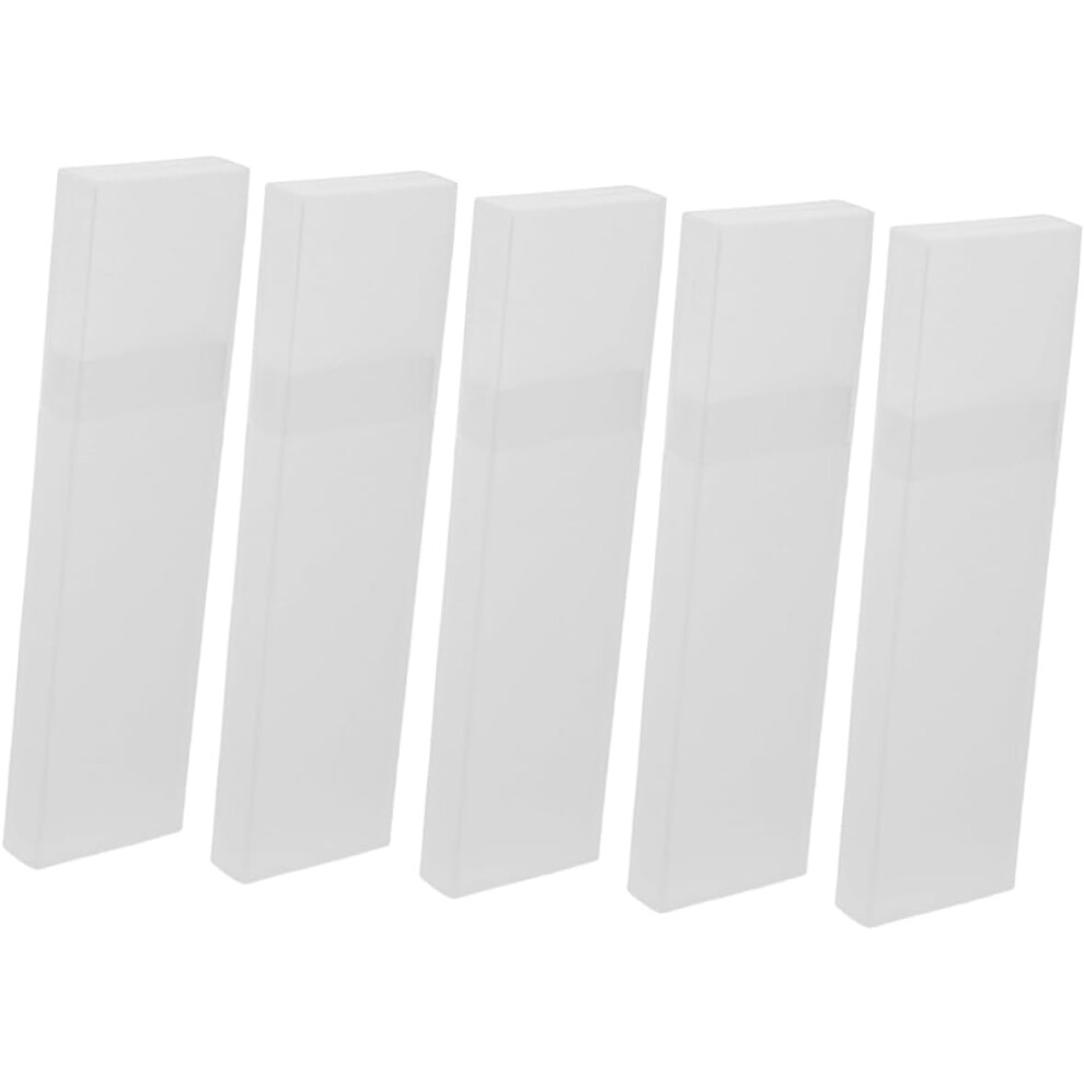 Hkhbjs 5Pcs Reusable Tongue Scraper Storage Box Travel Friendly Plastic Tongue Scraper Organizer Case