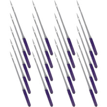 Agujas universales para máquinas de coser, punta redonda, agujas de acero ligeras