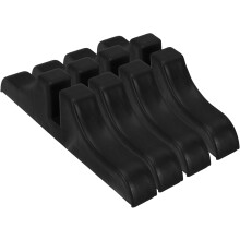 4 supports de fixation pour paravent de chambre, en plastique et tissu, avec pieds robustes et résistants à l'usure, au design élégant.