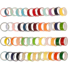 48 rollen washi tape, decoratieve plakbandjes van 15 mm, meerkleurig, voor knutselprojecten en creatieve toepassingen.