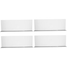 4 separadores de estantes para tiendas, separadores de productos, separadores laterales, paneles de clasificación de productos.