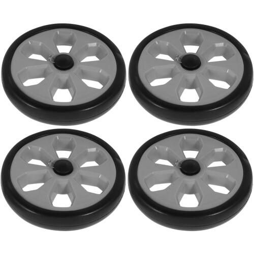 4 roues de rechange silencieuses pour chariot, roulettes robustes