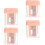 4pcs Single Hole Brow Pencil Sharpener Cosmetic Pencil Sharpener Cap Rust Resistant Makeup Tool 1