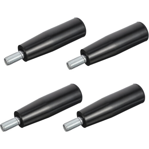 4 boutons de vis rotatifs filetés pour poignée de tour, pour machine rotative.