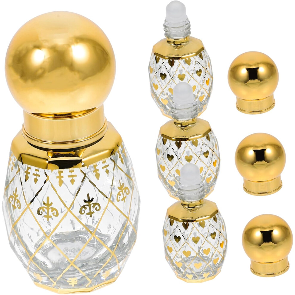 Hkhbjs Perfume Refill Bottle Travel Roller Bottles For Oils Glass Leakproof Roller Ball Design Chic Portable